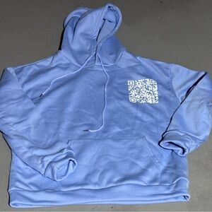 Blue Graphic Hoodie